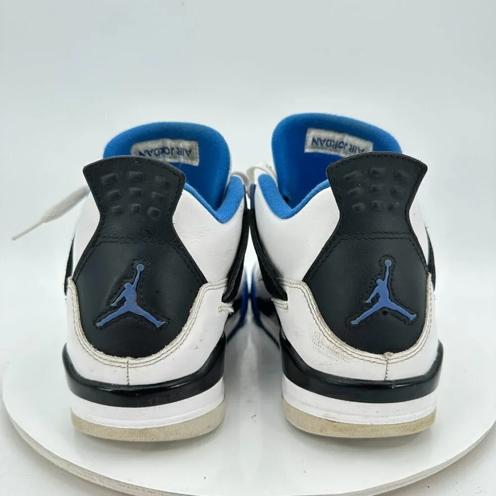 Nike Air Jordan 4 Youth Size 7Y Women 8.5 408452117 Blue White Shoes